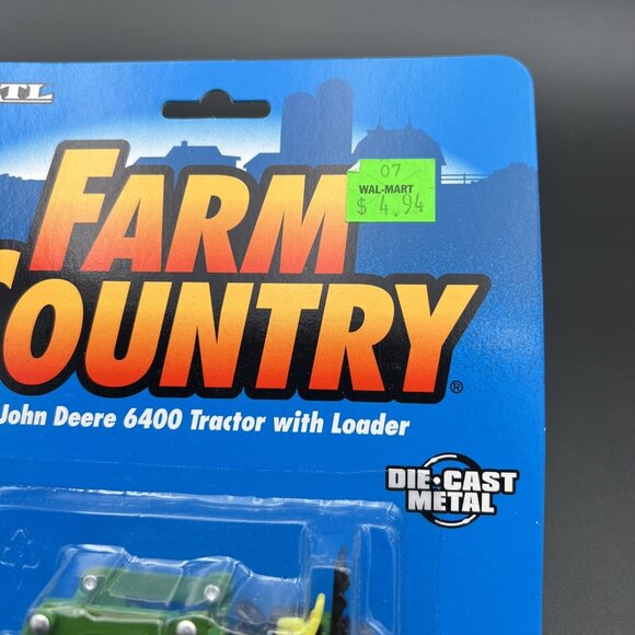 1996 Ertl  John Deere 6400 Tractor With Loader  #5929 1:64 - Picture 3 of 10